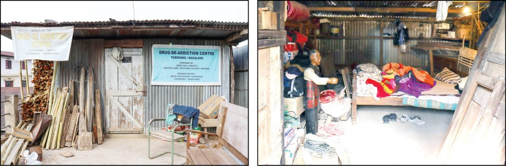 The office and drug de-addiction centre in Tuensang. (Morung Photo)